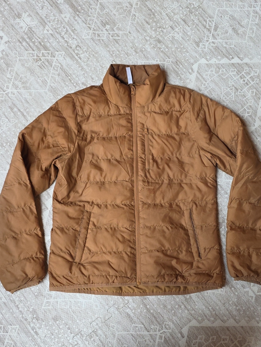 Fabletics Women's Caramel Brown Lightweight Puffer Jacket